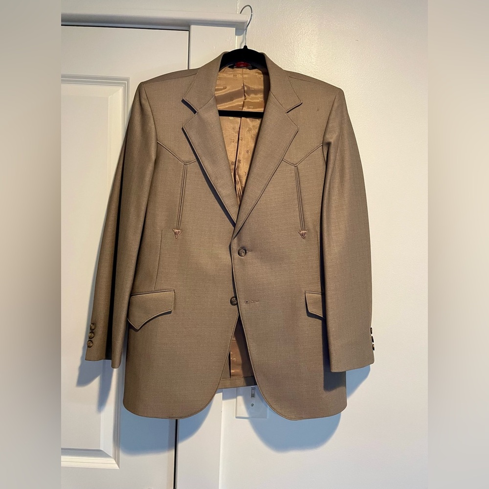 Vintage Trego's Western 70s Suit - Size 40